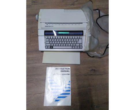 REMSTAR ELECTRONIC TYPEWRITER WITH MANUAL