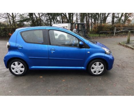 2009 TOYOTA AYGO 1.0 VVT-I BLUE 5 DOOR MANUAL PETROL 1 FORMER KEEPER FULL SERVICE HISTORY MOT'D UNTIL 20.06.20