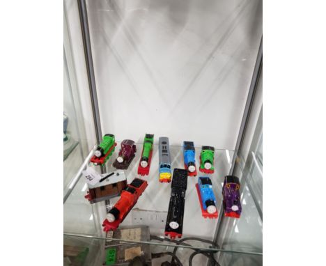 A LOT OF DIE CAST ERTL THOMAS THE TANK ENGINE MODEL TRAINS  DATING 1989 2001 ETC