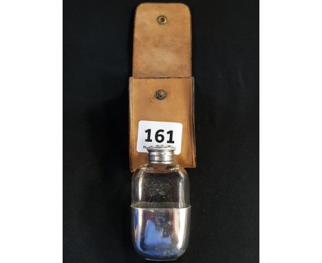 MINIATURE ANTIQUE HIP FLASK