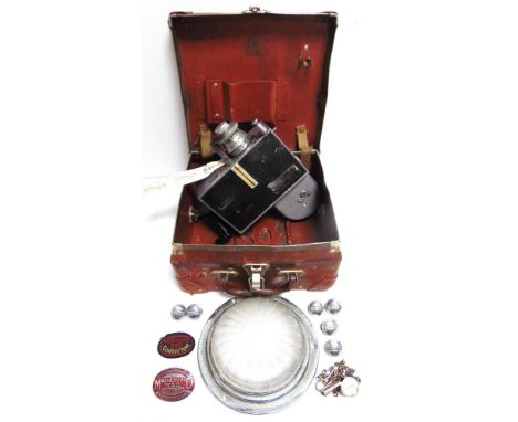 AUTOMOBILIA - BUSES  A Setright bus conductor's ticket machine, in a case marked 'B.M.M.O. Co. Ltd'; a 'Midland Red' C1 coach