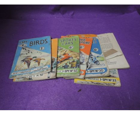 A selection of vintage I Spy books 