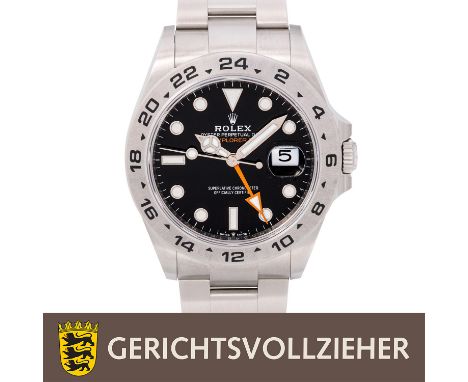 ROLEX Oyster Perpetual Explorer II Herrenuhr, Ref. 226570. Full Set 2022. Edelstahl. Automatik-Werk Kal. 3285, sehr gute Gang