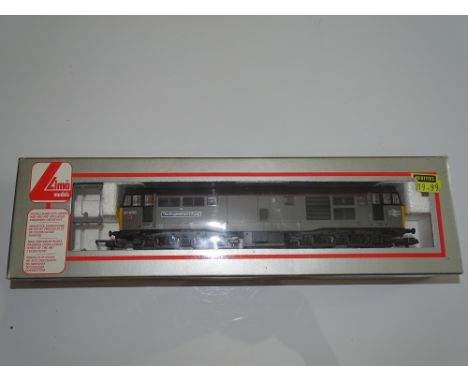 OO Gauge Model Railways: A LIMA Class 31 Diesel locomotive in BR Departmental grey 'The Enginemen's Fund' - VG in G box