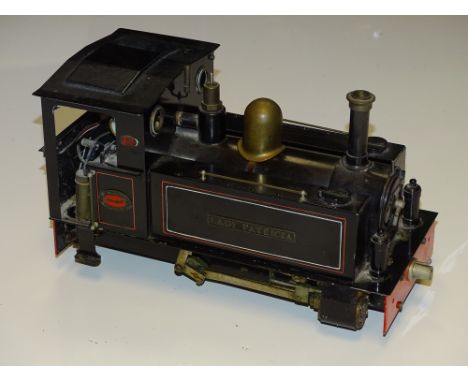 SM32/G Scale Model Railways: A ROUNDHOUSE ENGINEERING live steam 0-4-0 locomotive 'Lady Patricia' - fitted with components fo