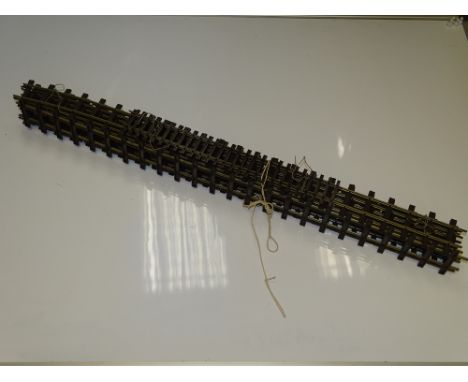 G Scale Model Railways: A selection of 32mm Gauge PECO track - as lotted - circa 8 lengths - F/G