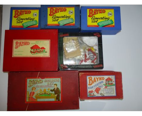 A large quantity of BAYKO building sets (not checked complete) together with a tin containing a very large quantity of BAYKO 