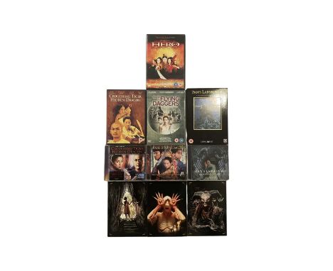 A mixed lot of world cinema DVDs and accompanying CD soundtracks. To include: - Crouching Tiger, Hidden Dragon (DVD / CD) - H