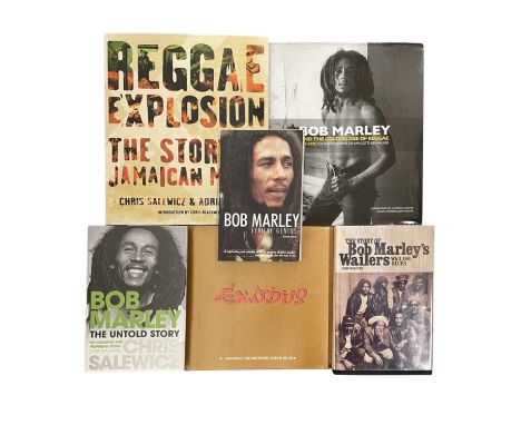A mixed lot of modern Reggae / Bob Marley books, to include: - Reggae Explosion: The Story of Jamaican Music. Chris Salewicz 