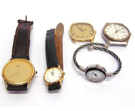 OMEGA DE VILLE a gentleman's mechanical wristwatch, the cushion shaped dial to a similarly shaped steel back two piece case, 