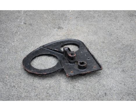 Railwayana - Cast iron signal arm bracket stamped BRWR - British Rail (Western Region). 