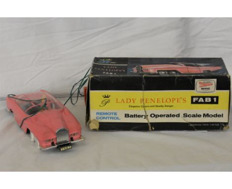 Rosenthal Century 21 Gerry Anderson's Lady Penelope's Fab 1 battery operated, remote control plastic scale model featuring fo