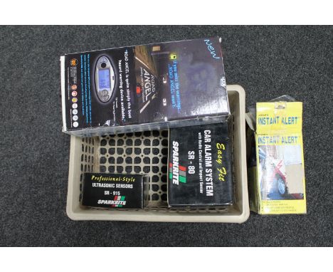 A basket of road angle camera and speed trap alert, car alarm system 