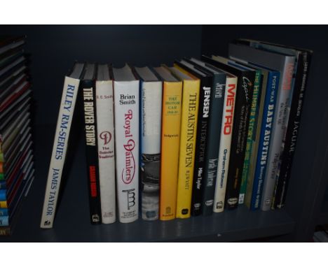 Motoring. A selection of general histories and make/model monographs. All hardbacks in dust jackets. See images. (15)