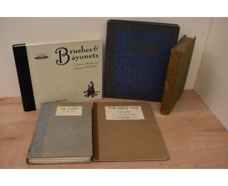 War Art. Two titles: Crawford Flitch, J. E. [intro.] - The Great War Fourth Year: Paintings by C. R. W. Nevinson. London: Gra