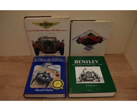 Motoring. Hay, Michael - Bentley: The Vintage Years 1919-1931. Loughborough: Dalton Watson, 1992. 2nd printing. In worn dust 