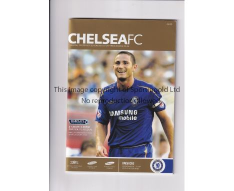 CHELSEA V ARSENAL 2005 MOCK PROGRAMME      Official printer's proof 76 page programme for Chelsea's first home match as Champ