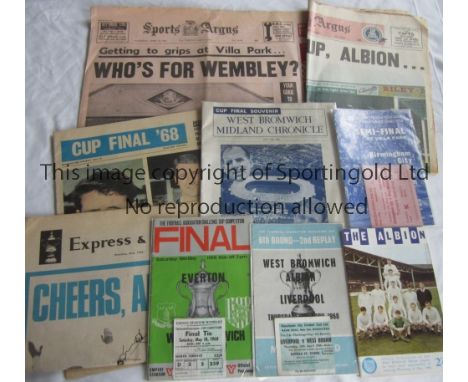 WEST BROMWICH ALBION FA CUP RUN 1968         Programme and ticket for the Quarter-Final 6th round, 2nd replay v Liverpool at 