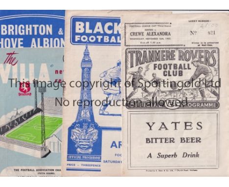1960/1 PROGRAMMES   Twenty seven programmes from 1960/1. Good variety of clubs and includes two first season League Cup match