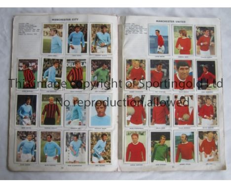 SOCCER STARS 1970/1 ALBUM   1970/1 Soccer star album complete with all the stickers. Some colouring on the inside back cover.