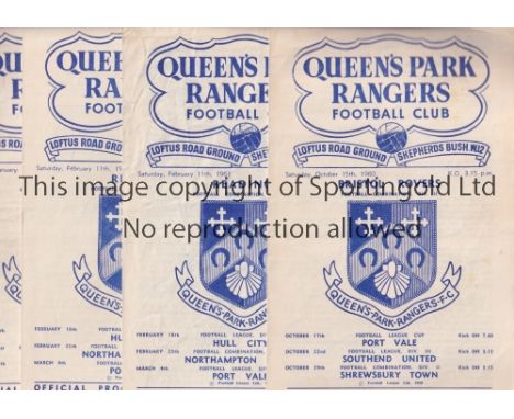 QPR     Seventeen programme for Reserve Team matches from 1960-1967: 14 homes including 60/1 v Bristol Rovers, Reading X 2, L