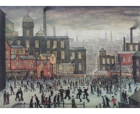 L.S. Lowry R.A. (British 1887-1976) "Our Town", signed and numbered 474/850 in pencil in the margin, published by Grove Galle