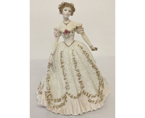 A limited edition Royal Worcester "Sweetest Valentine" figurine for Compton &amp; Woodhouse Ltd. 1993.  Sculpted by N. Steven