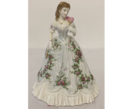 A limited edition Royal Worcester "Queen Of Hearts" figurine for Compton &amp; Woodhouse, Ltd. 1992.  Sculpted by N. Stevens.