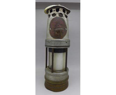 A Hailwoods miner's lamp