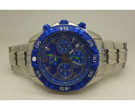 A gentleman's BP Ford Abu Dhabi World Rally chronograph wristwatch