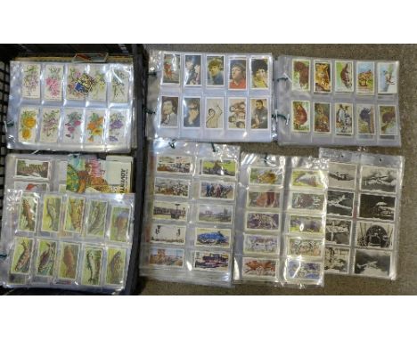 Cigarette cards, tea cards, John Player, Senior Service, etc.