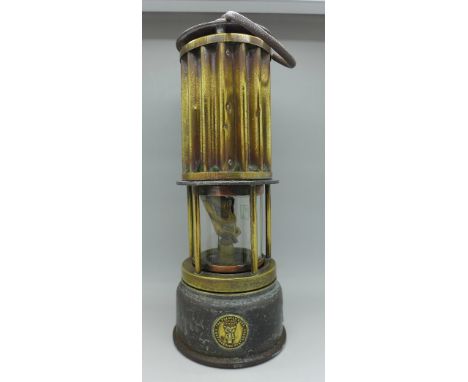 A miner's lamp, The Premier Lamp & Engineering Co. Ltd., Leeds