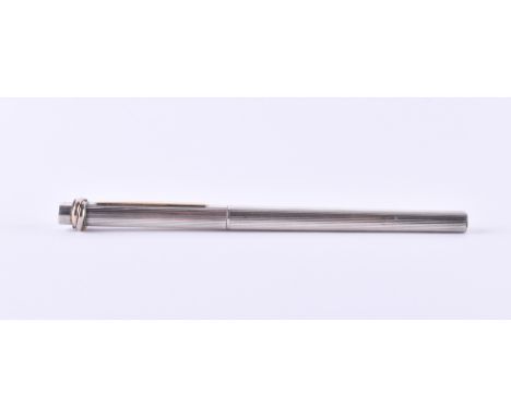 CARTIER Kugelschreiber "les must" Vendome VintageSilber 925/000, kleinere Gebrauchspuren, L: 13,5 cm