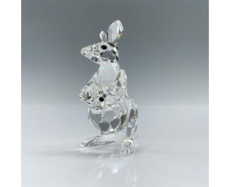 This crystal mother kangaroo with joey was in the Rare Encounters group. The kangaroo is made from clear crystal, both the ka