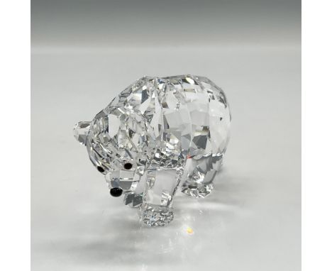 Gorgeous, retired figure that was available for purchase by SCS members. Clear faceted crystal body with jet crystal eyes and