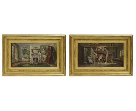 John Charles Maggs (1819-1896) 'The Sportsman's Study';'The Tavern'a pair, both signed 'J. C. Maggs' l.l., oil on canvas25.5 