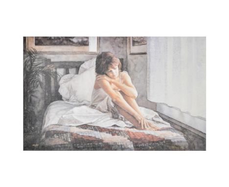 After Steve Hanks, Contemplation, colour print, limited edition 880/999, signed, 46cm x 71cm.