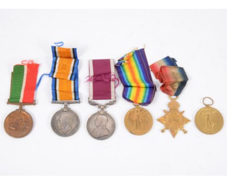 Medals: Military medal Army long service and good conduct 4380038 Pte P Murdock York &amp; Lancs Reg, Mercantile Marine medal