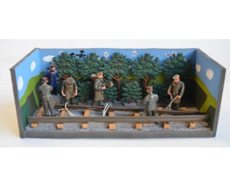 Collection of World War I themed German Army home painted metal figures (mostly 1897, standing figure height approx 6cm) to i