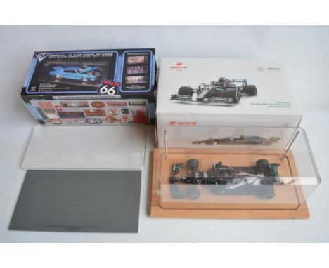 Spark 1/18 scale diecast and plastic Mercedes-AMG Formula 1 Team No.44 W11 EQ Performance, Lewis Hamilton British GP winner 2