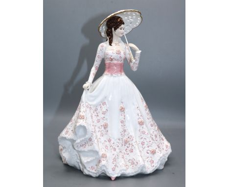 Royal Worcester limited edition figure, 'The Garden Party', H26.5cm