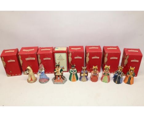 Bunnykins figures: Henry VIII and his six wives, Sands of Time 2001 figure of the year, and Sundial Bunnykins (9)