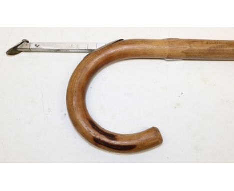 Bamboo horse measuring stick (hands and centimetres), H98cm