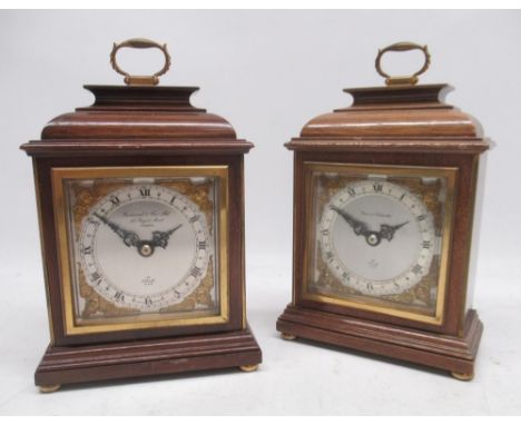 Elliott Clocks retailed by Garrard &amp; Co. Ltd., 112 Regent Street, London, 8 day Georgian style mahogany mantle timepiece,
