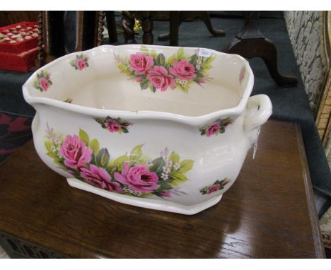 Large china planter
