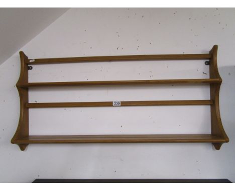 Ercol blonde elm plate rack