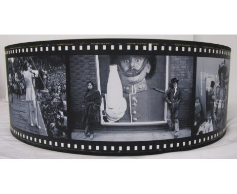 Light shade with images of Rolling Stones taken by Michael Cooper