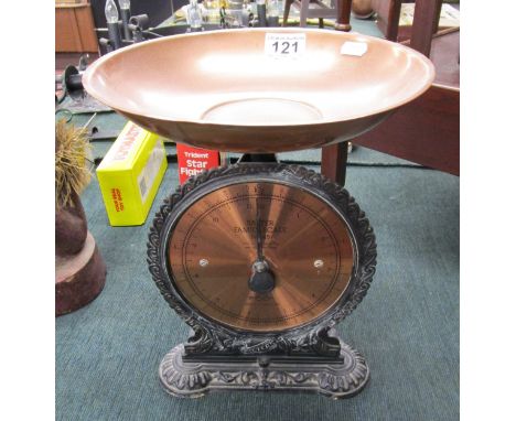 Old copper & iron Salter scales