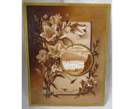 Tile painted by George Roberts