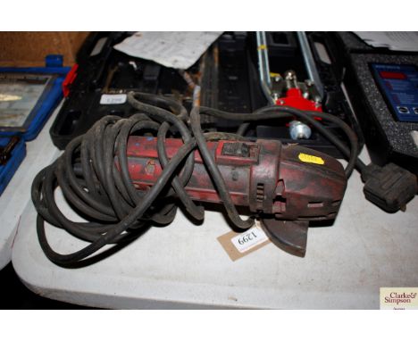 A Sealey angle grinder